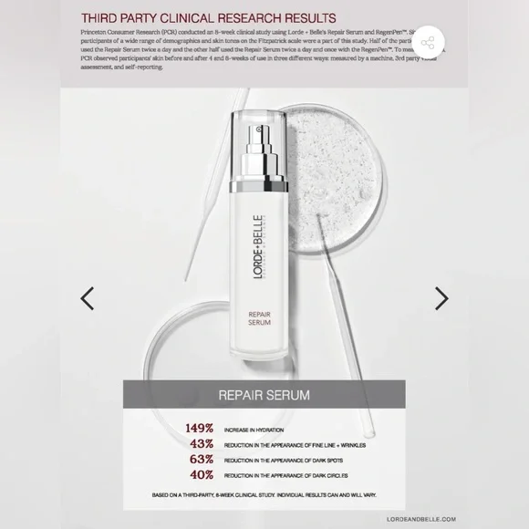MSRP $129 NEW PRODUCT - LORDE BELLE Repair Serum - Rejuvenate your Skin - no box